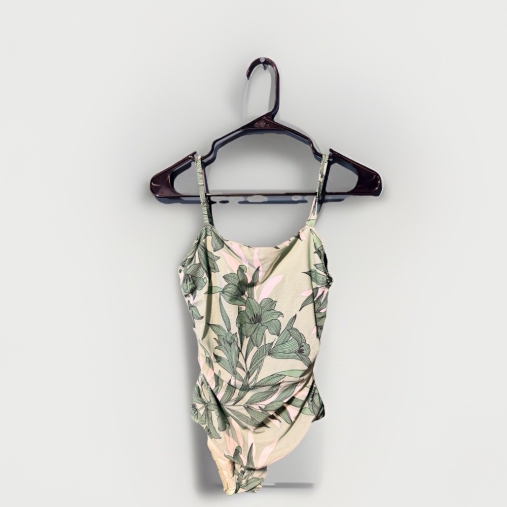 Cupshe Mint Green Leafy Swimsuit